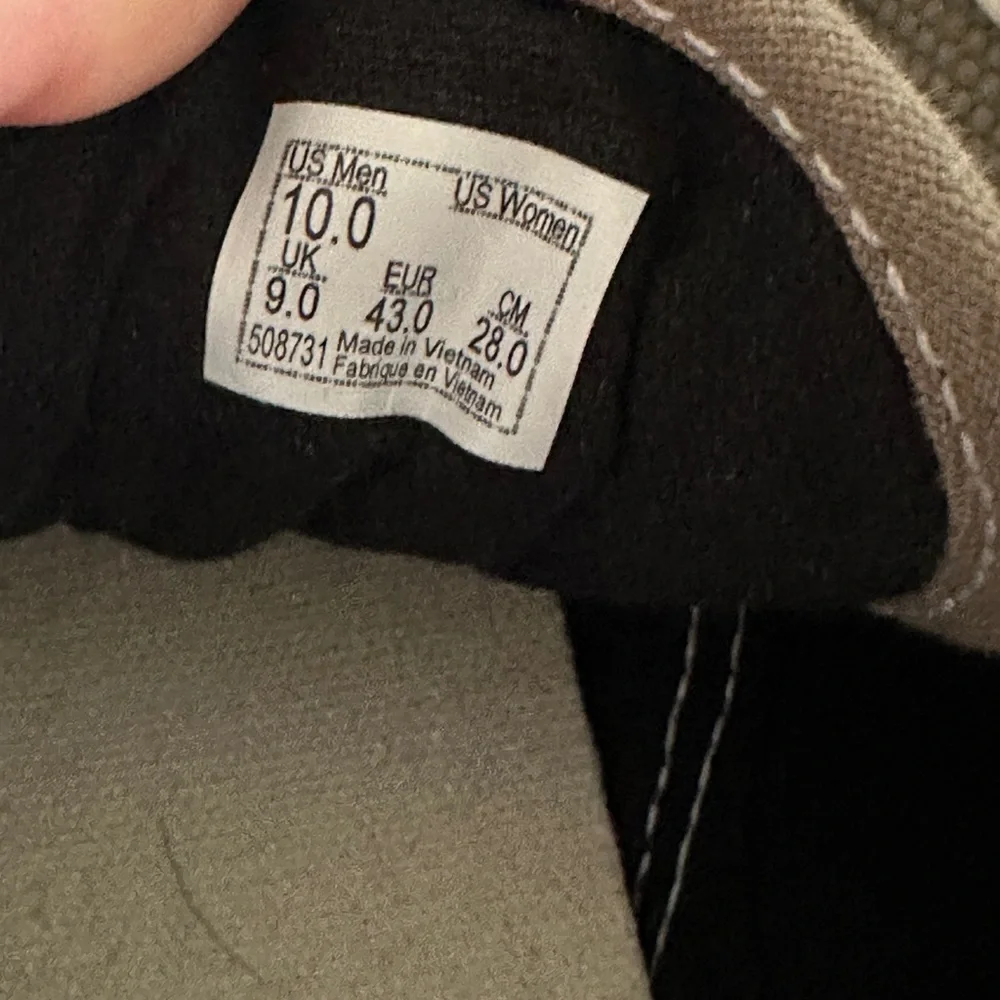Vans Men's Taupe Canvas Sneakers Like New